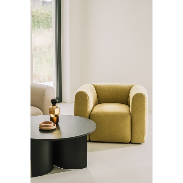 Żółty fotel Flom – noo.ma-image-1