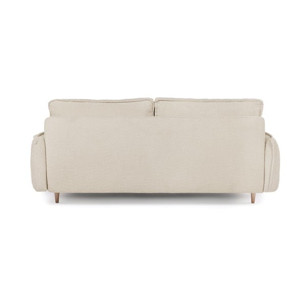 Beżowa rozkładana sofa z materiału bouclé 215 cm Patti – Bonami Selection-image-4