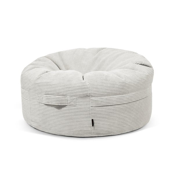 Kremowy sztruksowy worek do siedzenia Roll 105 – SLOWDOWN