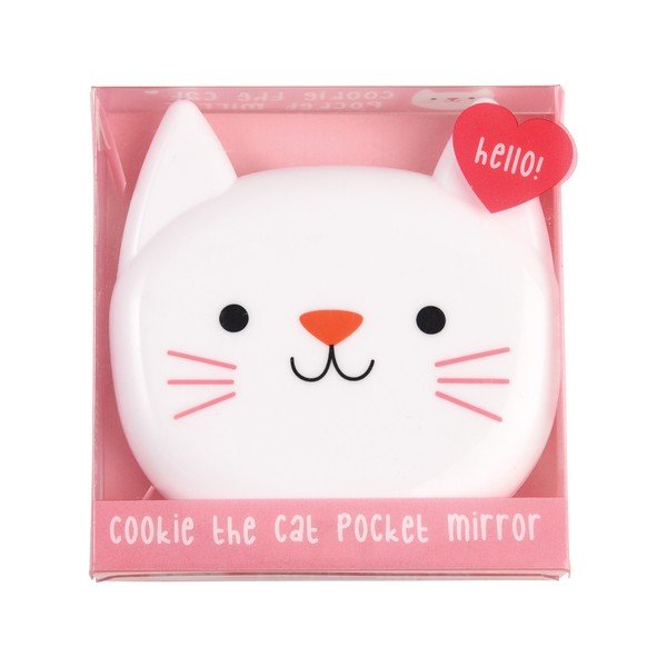 Lustro powiększające kosmetyczne 7,5x8 cm Cookie the Cat – Rex London-image-4