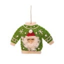 Tekstylna ozdoba świąteczna wykonana ręcznie 12 cm Santa Jumper – Sass & Belle