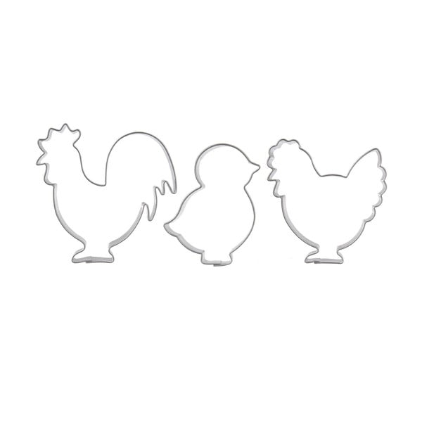 Foremki do wykrawania z wielkanocnym motywem zestaw 3 szt. – Orion