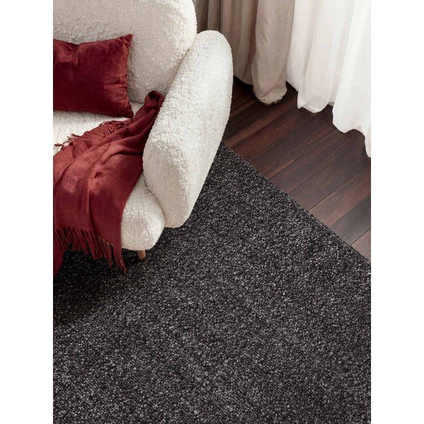 Ciemnoszary dywan z materiału bouclé tkany ręcznie 120x170 cm Notting Hill Portobello – Ted Baker-image-1