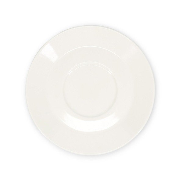 Biały porcelanowy spodek ø 16,5 cm Barista – BonBistro