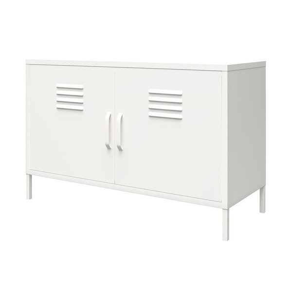 Biała metalowa szafka 100x64 cm Mission District – Støraa-image-3