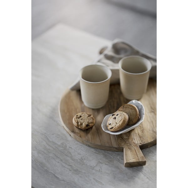 Biało-naturalny stolik z kamiennym blatem 140x60 cm Orwel – Rowico-image-4