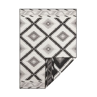 Czarno-kremowy dywan odpowiedni na zewnątrz NORTHRUGS Malibu, 80x150 cm