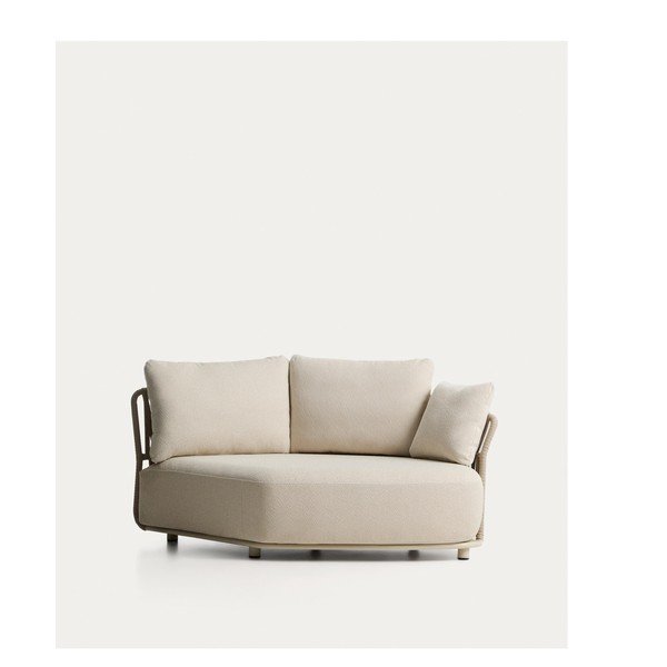 Beżowa/szarobrązowa modułowa sofa ogrodowa 167 cm Osani – Kave Home-image-4