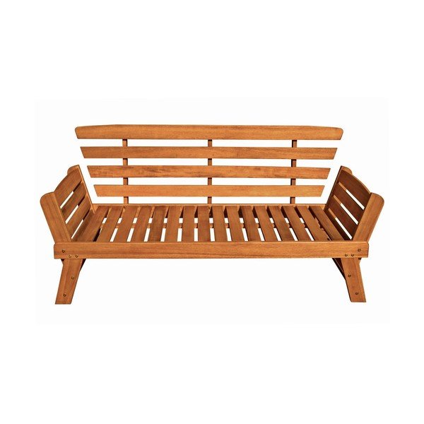 Ławka ogrodowa z drewna eukaliptusowego Garden Pleasure Fortuna-image-4