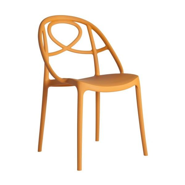 Krzesło Etoile, pomarańczowe