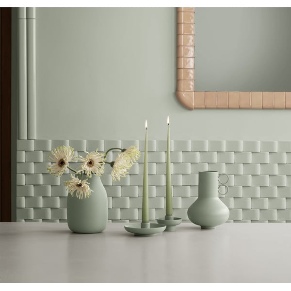 Szałwiowy metalowy wazon (wysokość 20 cm) Loha – Blomus-image-1