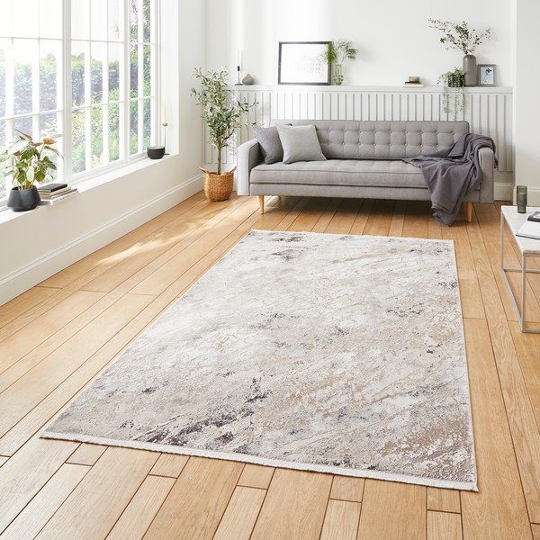 Kremowy dywan z wiskozy 160x230 cm Bellagio – Think Rugs-image-1