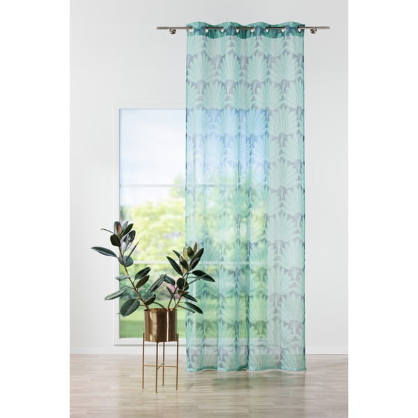 Zielona firanka 140x260 cm Mauritius – Mendola Fabrics-image-2