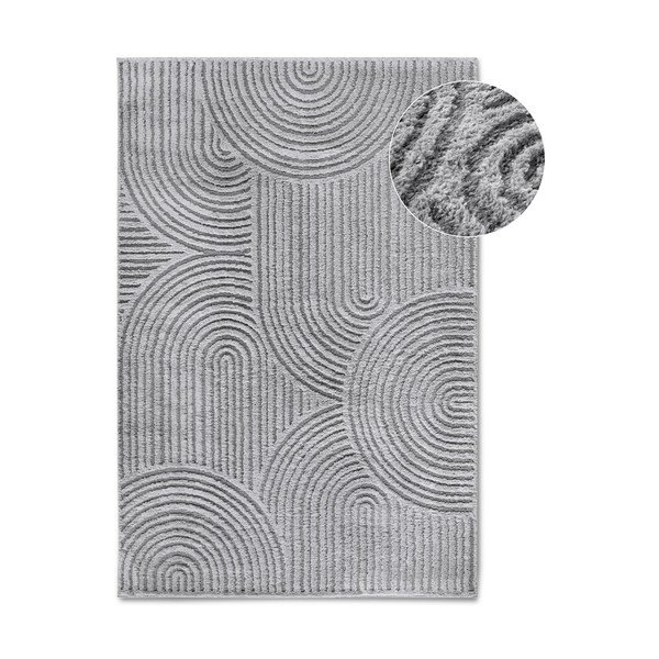 Szary dywan 80x120 cm Chappe Light Grey – Elle Decoration