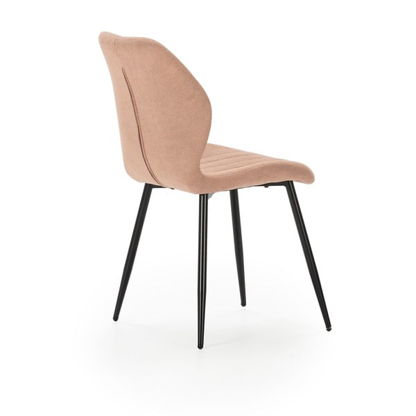 Łososiowe krzesła zestaw 4 szt. Milu – Marckeric-image-4