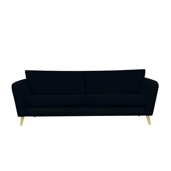 Czarna sofa 3-osobowa Helga Interiors Max