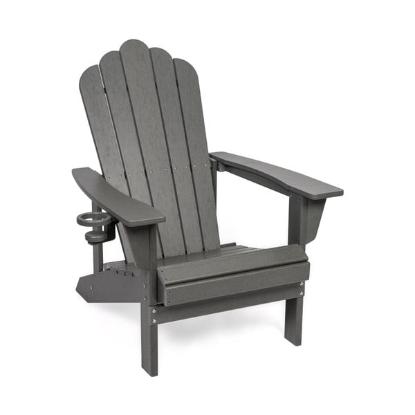 Szary plastikowy fotel ogrodowy Adirondack – Bonami Selection