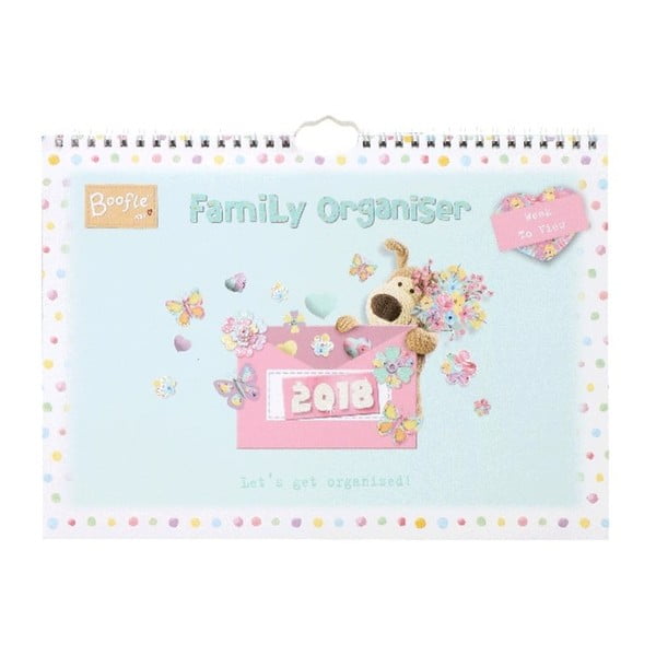 Rodzinny organizer wiszący 2018 Portico Design Boofle, A4