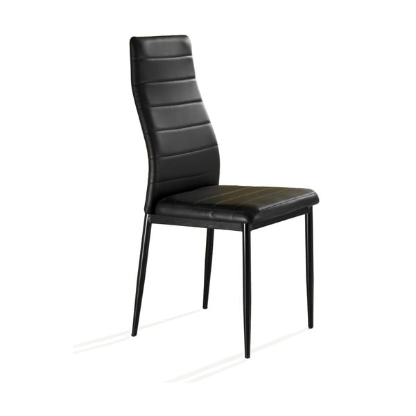Czarne krzesła zestaw 2 szt. Camaro – Tomasucci
