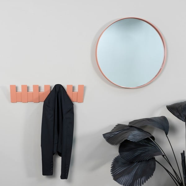 Łososiowy metalowy wieszak ścienny 64 cm Angle – Spinder Design-image-4