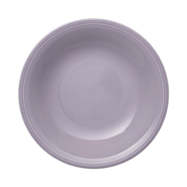 Fioletowy porcelanowy talerz głeboki Like by Villeroy & Boch Group, 23,5 cm