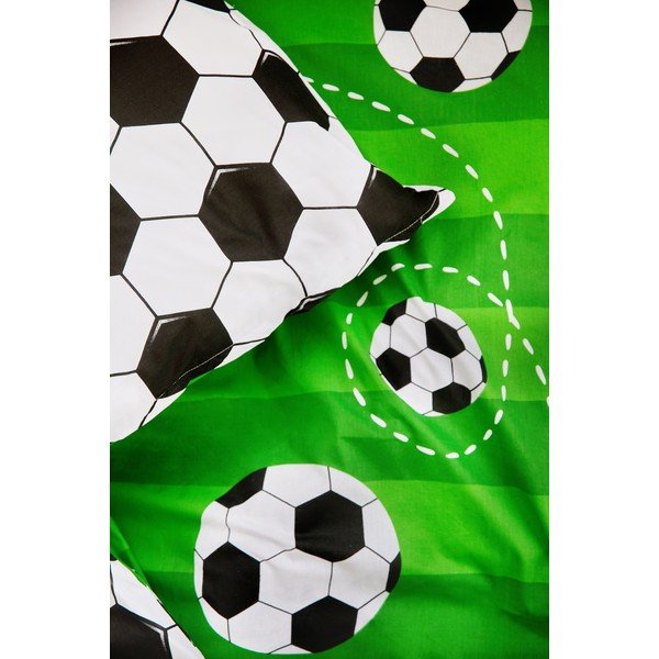Bawełniana jednoosobowa pościel dziecięca 140x200 cm Soccer – Bonami Selection-image-2