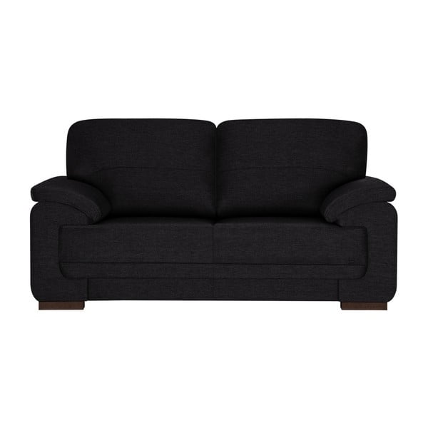 Czarna sofa 2-osobowa Florenzzi Casavola