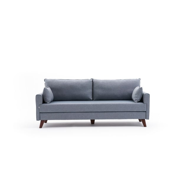 Jasnoniebieska rozkładana sofa 208 cm Bella – Balcab Home