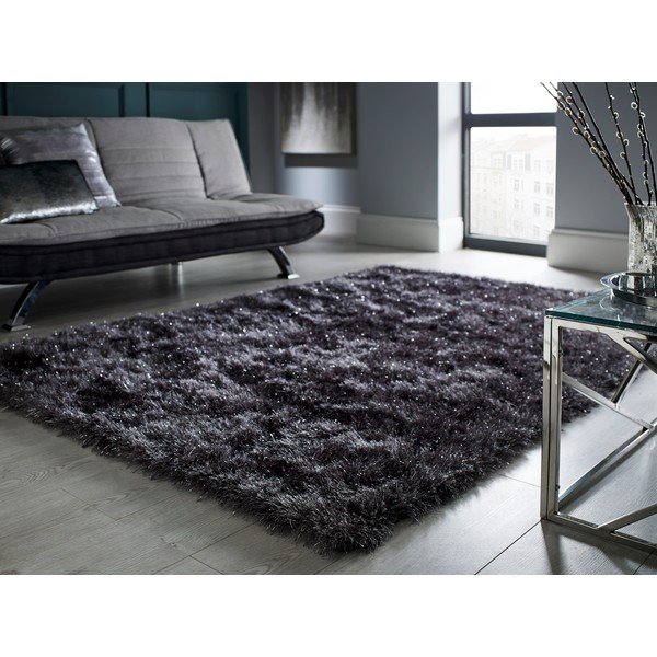 Ciemnoszary dywan Flair Rugs Dazzle Charcoal, 160x230 cm-image-1