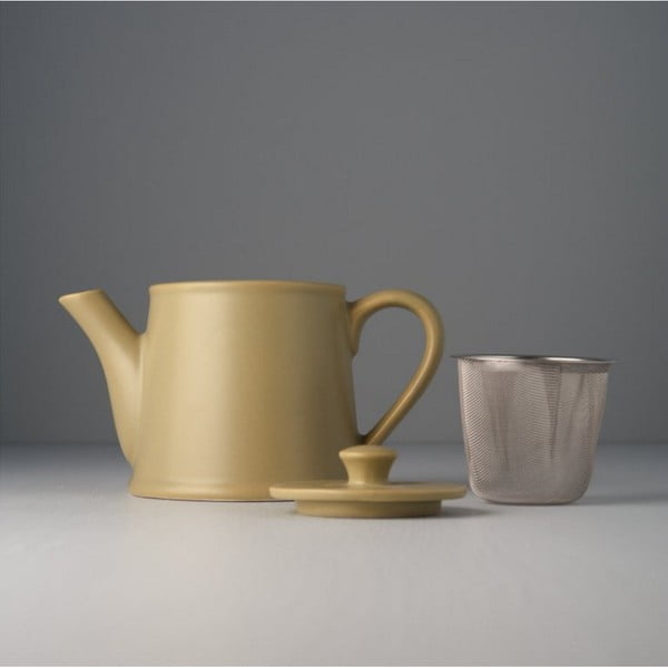 Ceramiczny dzbanek na herbatę z sitkiem Made In Japan Tea Cup, 500 ml