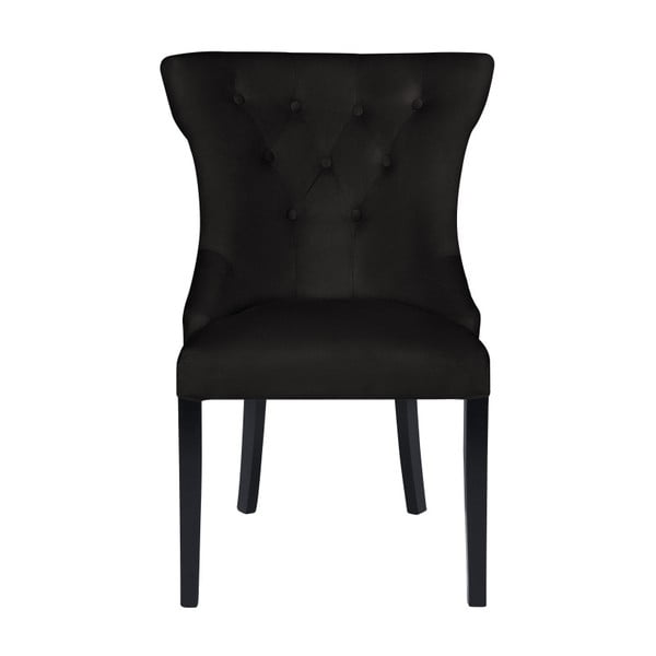 Czarne krzesło Micadoni Home Mero