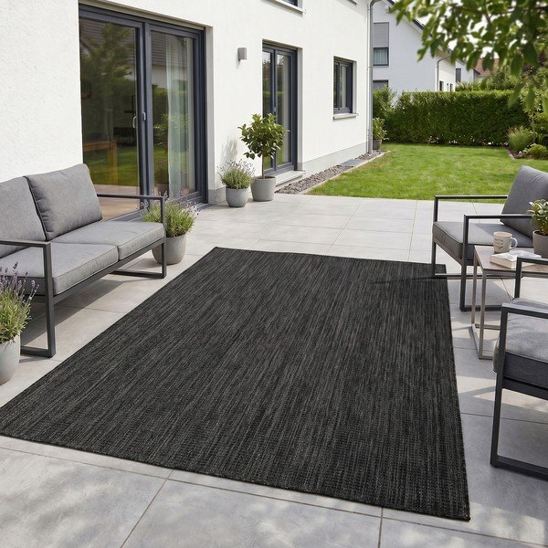 Czarny dywan odpowiedni na zewnątrz 160x230 cm Mira 1450 – Ayyildiz Carpets-image-1