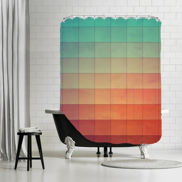 Zasłona prysznicowa Colourfull, 180x180 cm