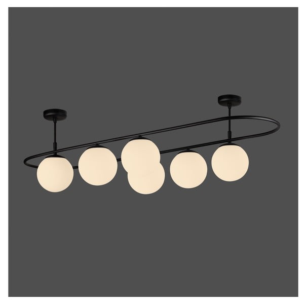 Czarna lampa sufitowa Squid Lighting Elips, dł. 124 cm-image-1