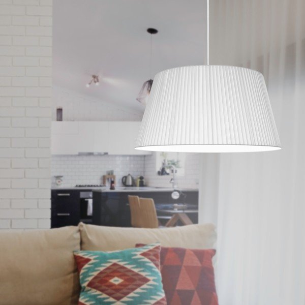 Biała lampa wisząca Sotto Luce KAMI, Ø 54 cm-image-1