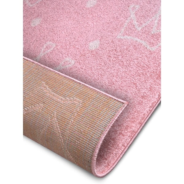 Różowy dywan dziecięcy 120x170 cm Crowns – Hanse Home-image-4