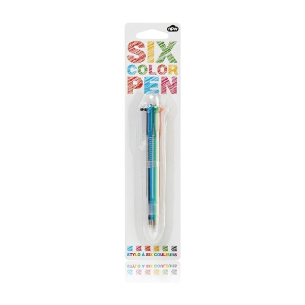 Pióro kulkowe z 6 kolorami npw™ Six Colour Pen