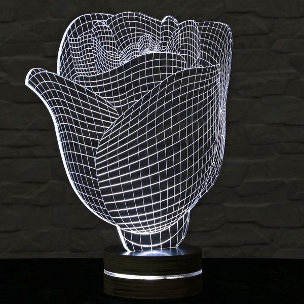 Lampa 3D stołowa Rose-image-2