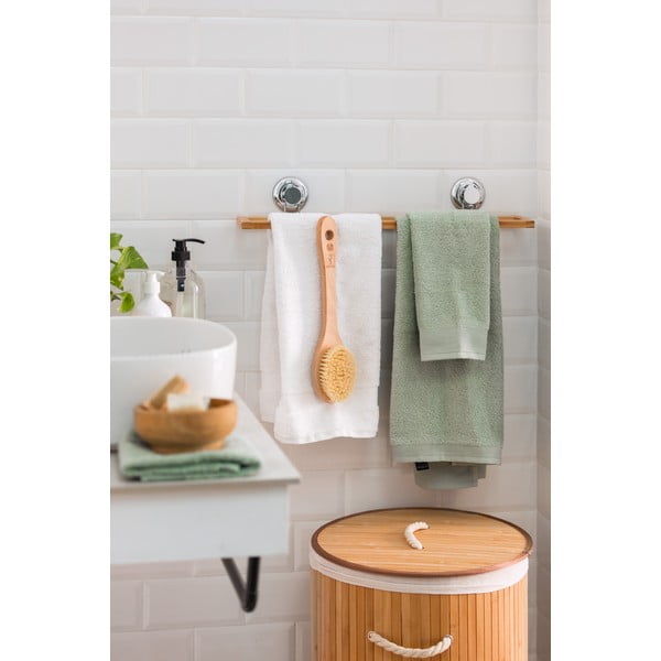 Okrągły bambusowy kosz na bieliznę Compactor Round-image-2