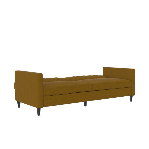 Żółta rozkładana sofa 86 cm Celine – Støraa-image-4