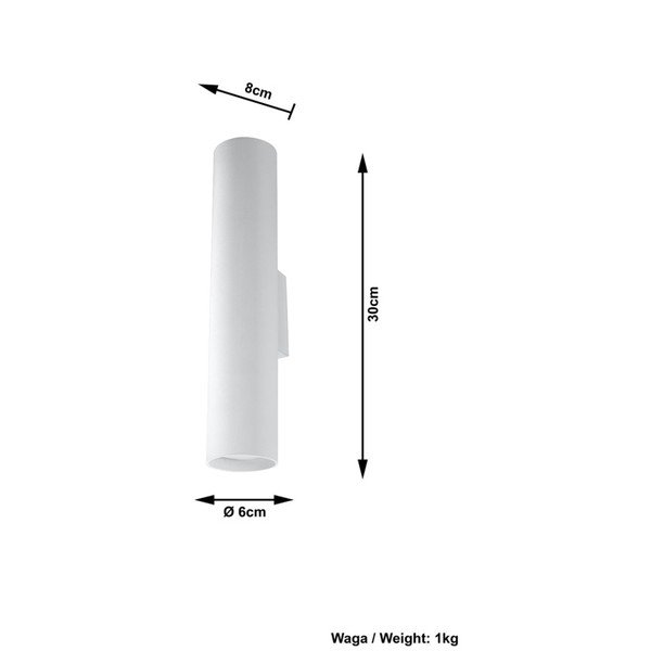Biały kinkiet Sollux Castro 2-image-3