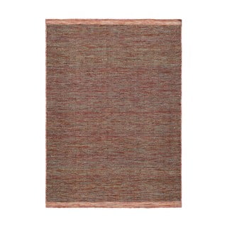 Czerwony wełniany dywan Universal Kiran Liso, 80x150 cm