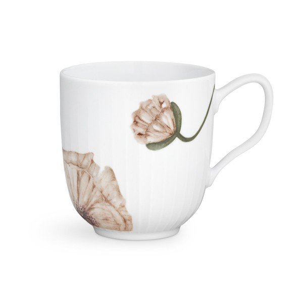 Biały porcelanowy kubek Kähler Design Hammershøi Poppy, 330 ml