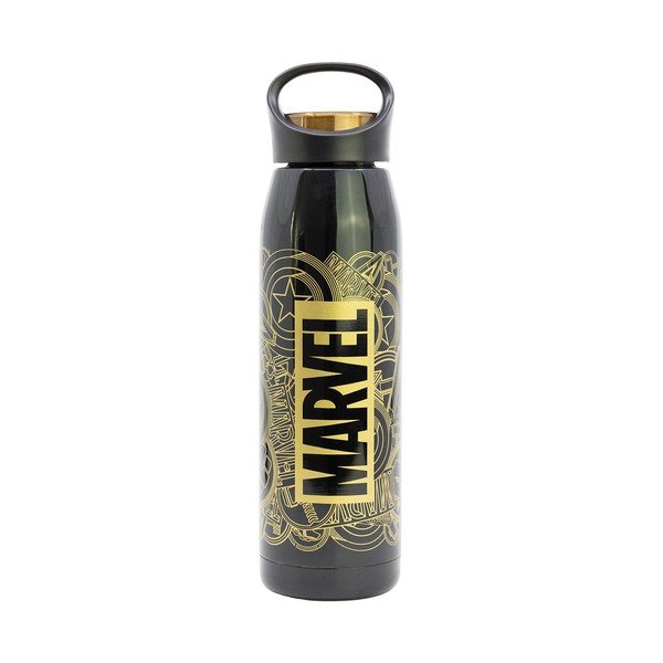 Czarny termos dla dzieci ze stali nierdzewnej 665 ml Marvel – STOR