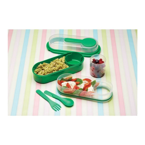 Pudełko na lunch Coolmovers Rectangular Green-image-2