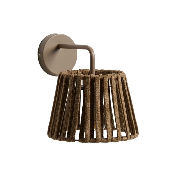 Lampa zewnętrzna ścienna LED solarna (wysokość 23 cm) Aldet – Kave Home