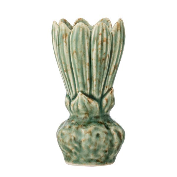 Zielony kamionkowy wazon (wysokość 12 cm) Cyrill – Bloomingville