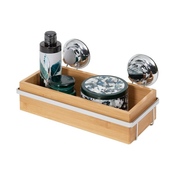 Bambusowy uchwyt na akcesoria łazienkowe Compactor Spa-image-3