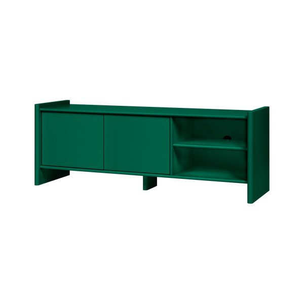 Zielona szafka pod TV 160x58x48 cm Rali – noo.ma