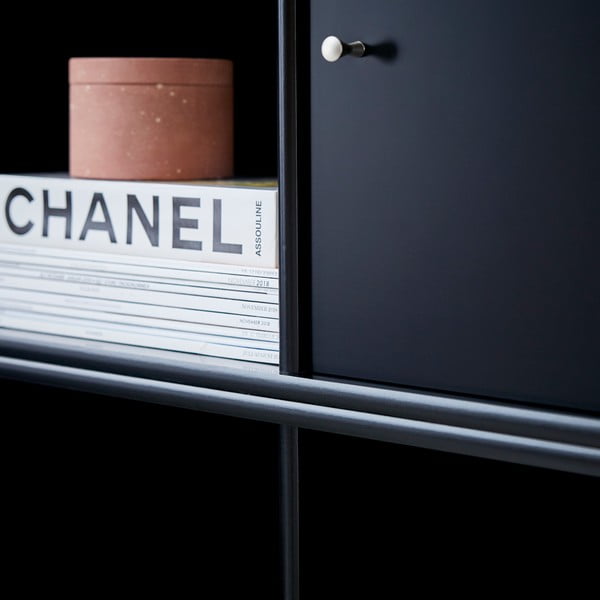 Czarny regał ścienny Hammel Mistral Kubus-image-2